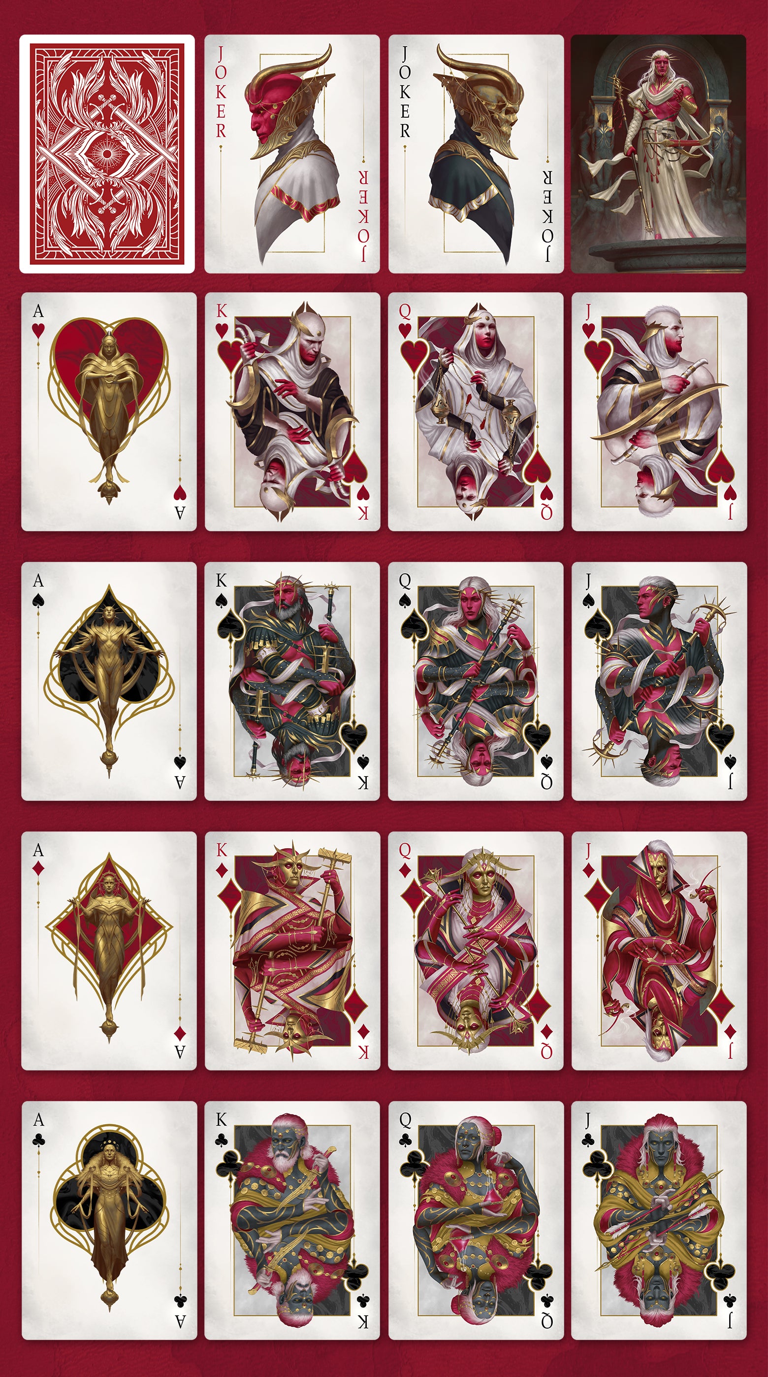 PROPHECY - Illustrated Playing Cards by Nino Vecia