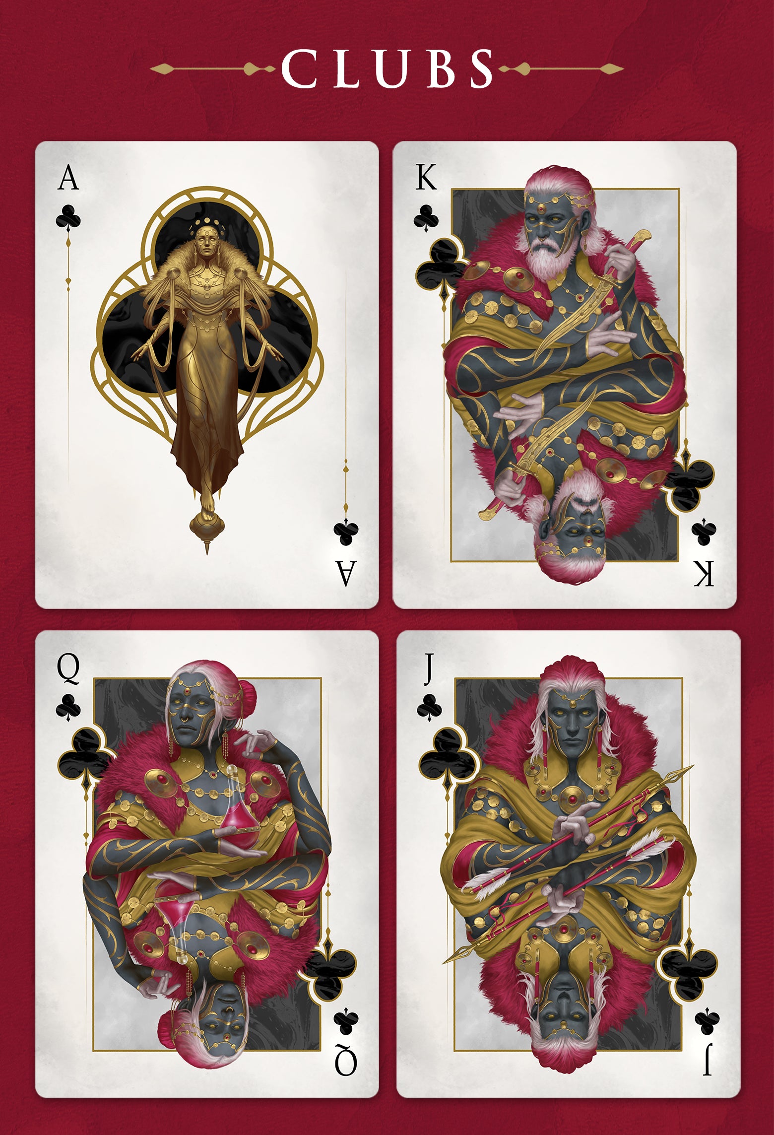 PROPHECY - Illustrated Playing Cards by Nino Vecia