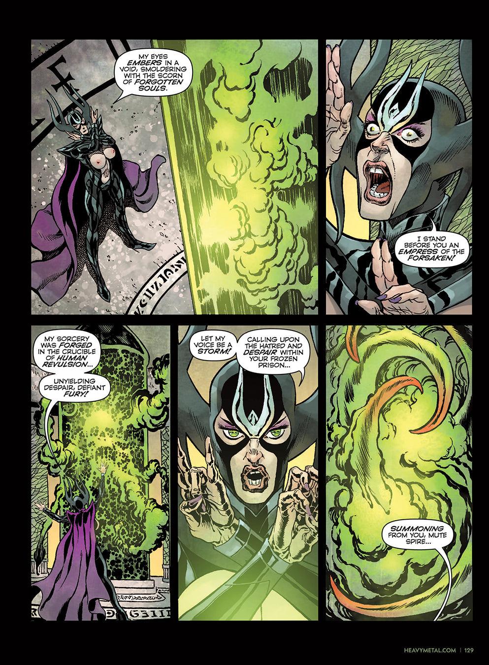 Heavy Metal #3F BRERETON Risque "Medusa"