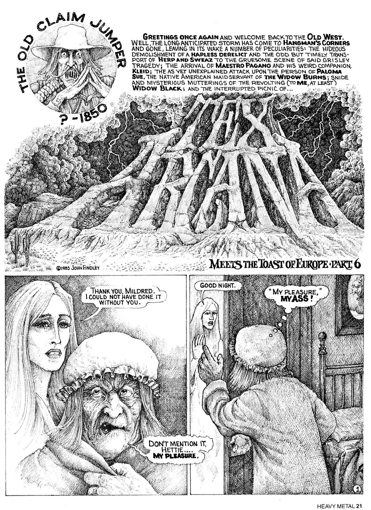 HEAVY METAL MAGAZINE December 1983