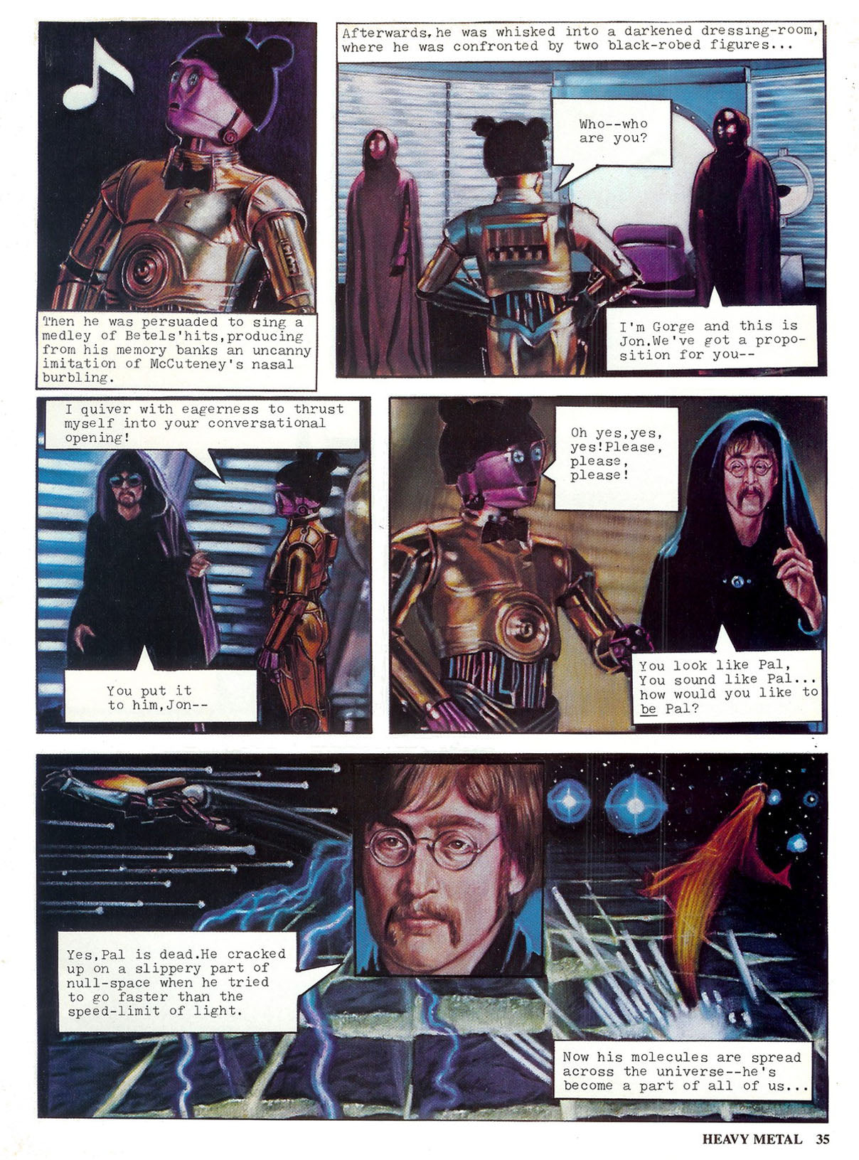 Heavy Metal Magazine March 1985