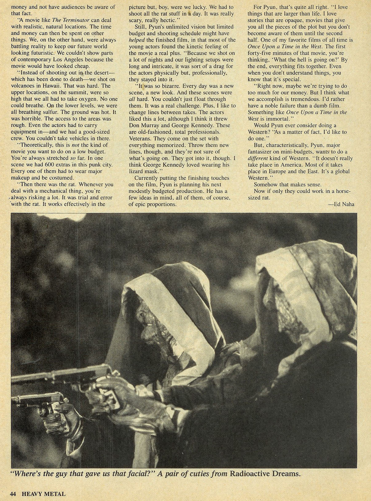 Heavy Metal Magazine March 1985