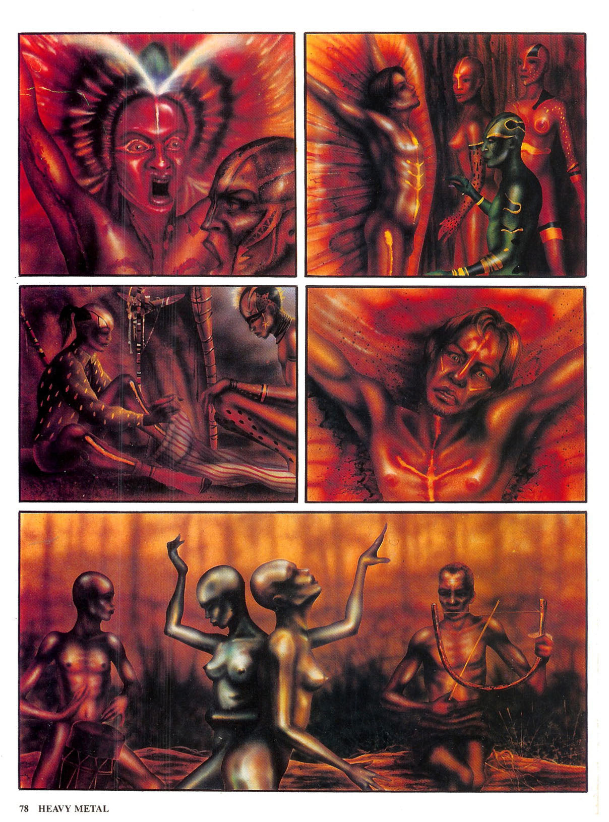 Heavy Metal Magazine March 1985
