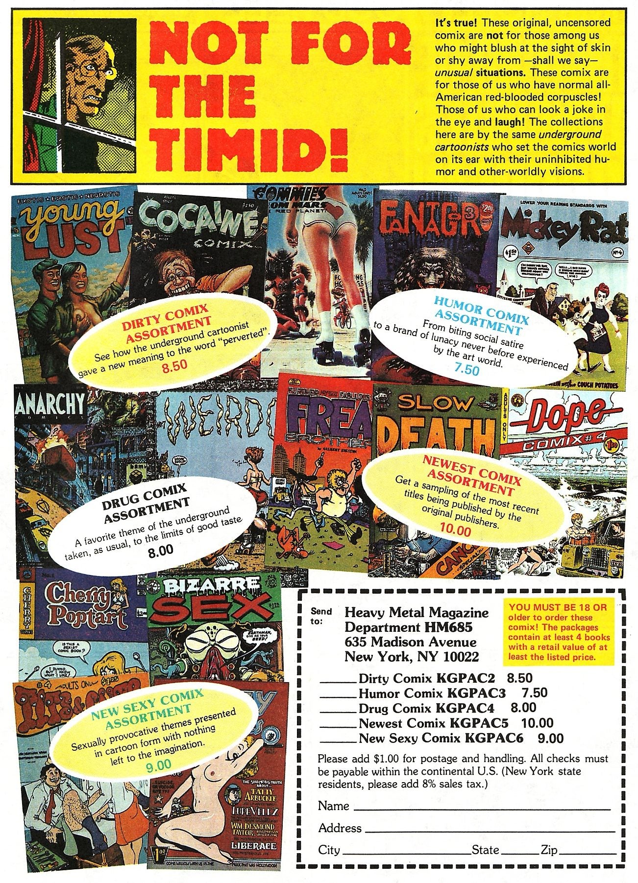 Heavy Metal Magazine June 1985