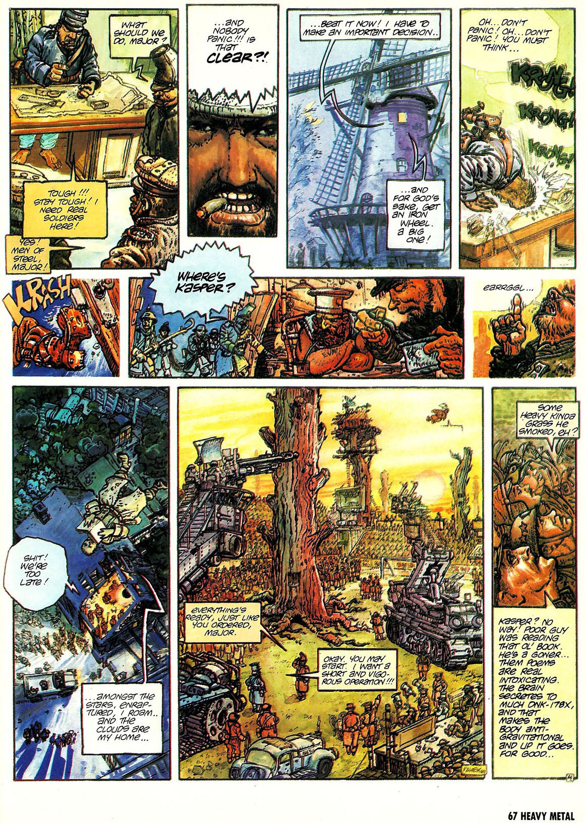 HEAVY METAL Magazine March 1990