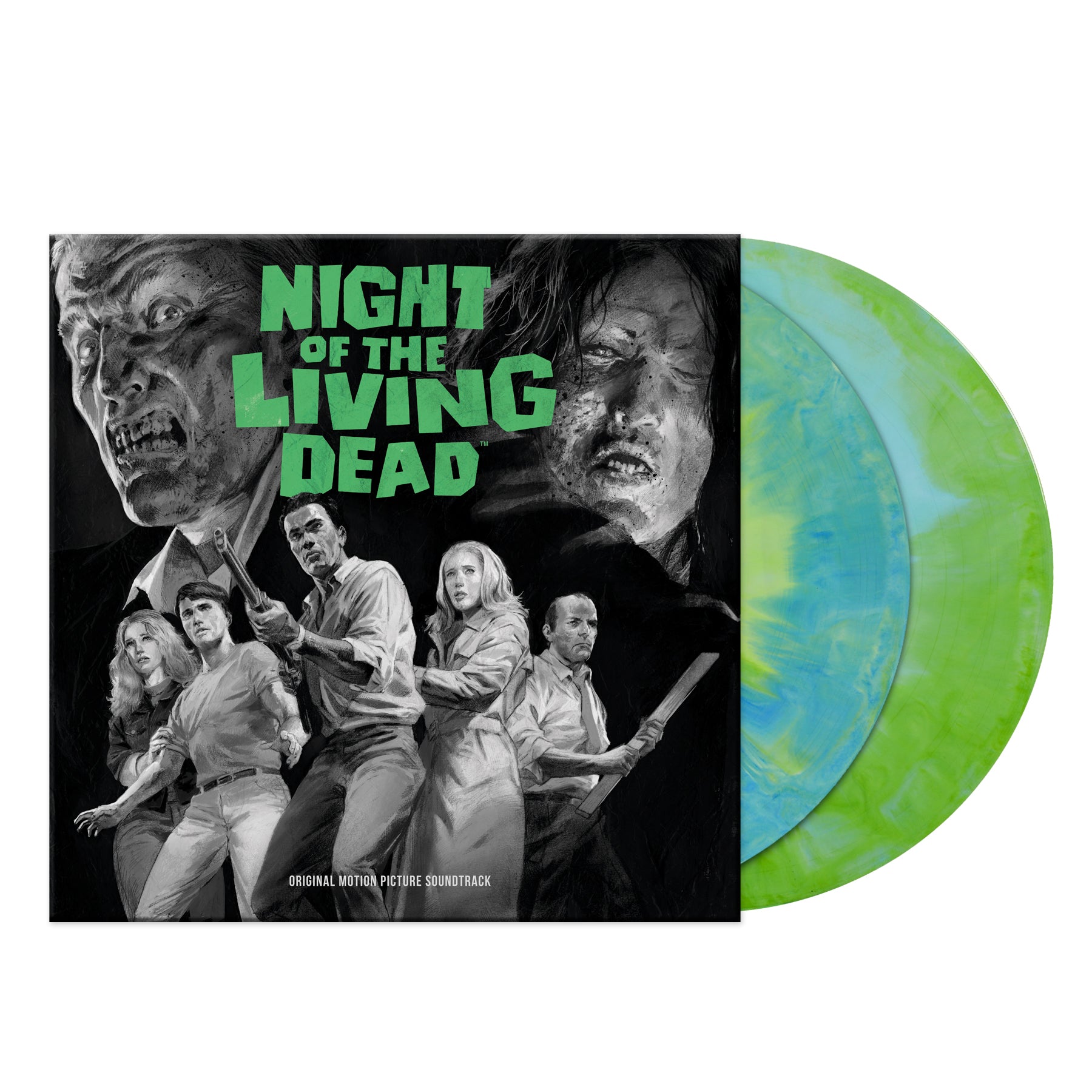 Night of the Living Dead (Music from the Motion Picture) Ghoul Green and Blue Colored Vinyl