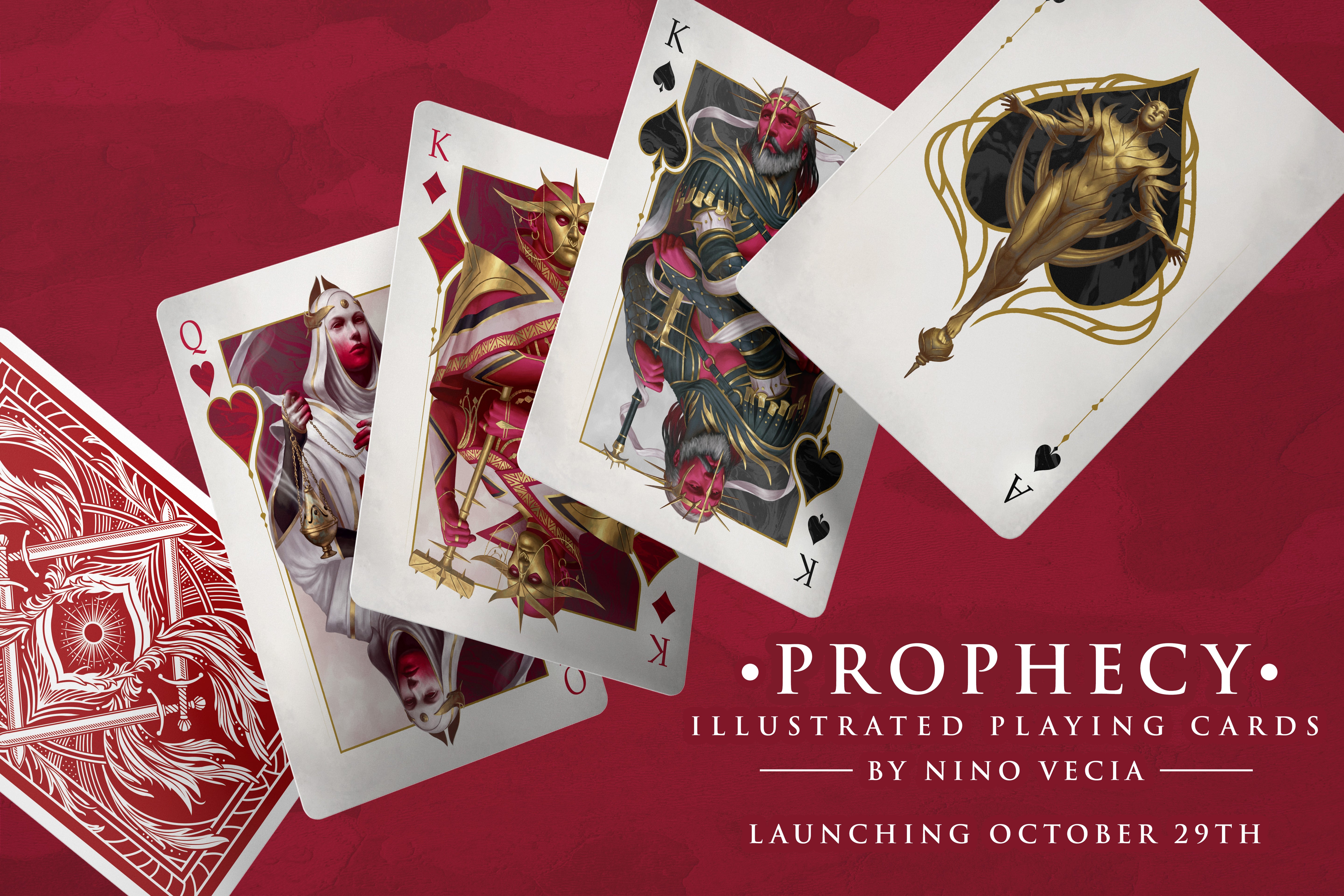 PROPHECY - Illustrated Playing Cards by Nino Vecia