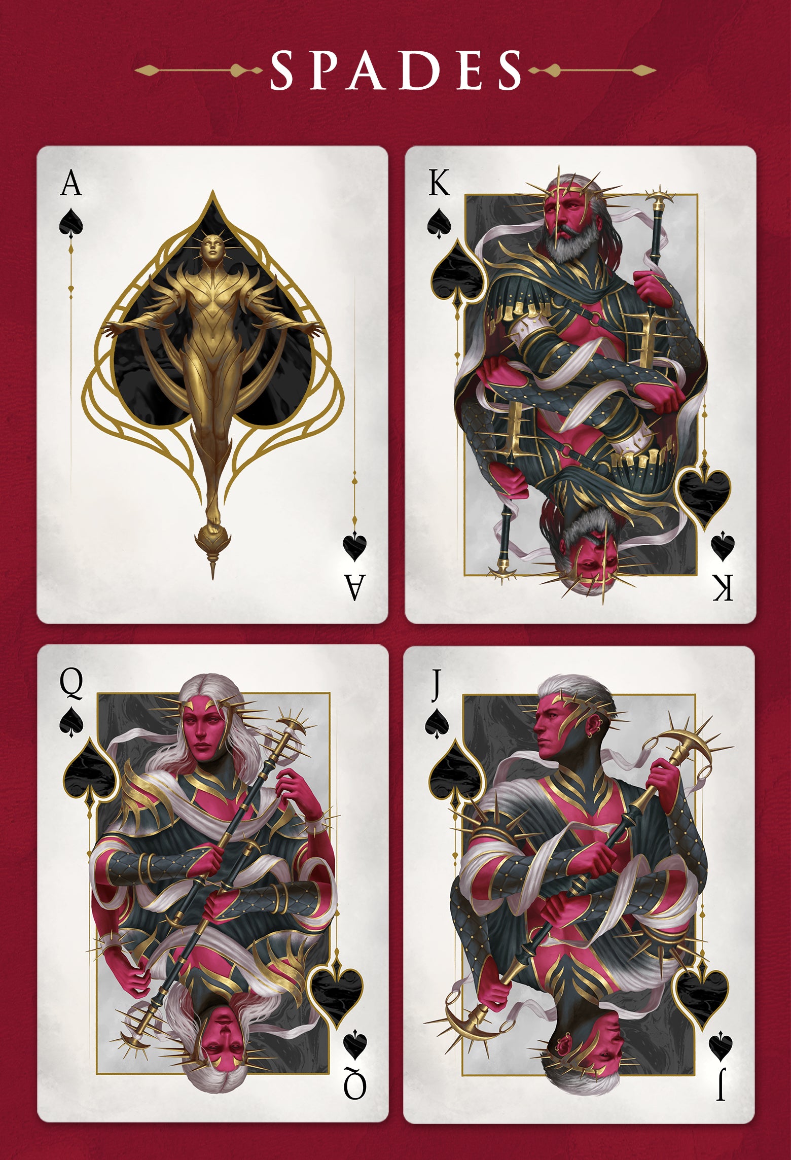PROPHECY - Illustrated Playing Cards by Nino Vecia