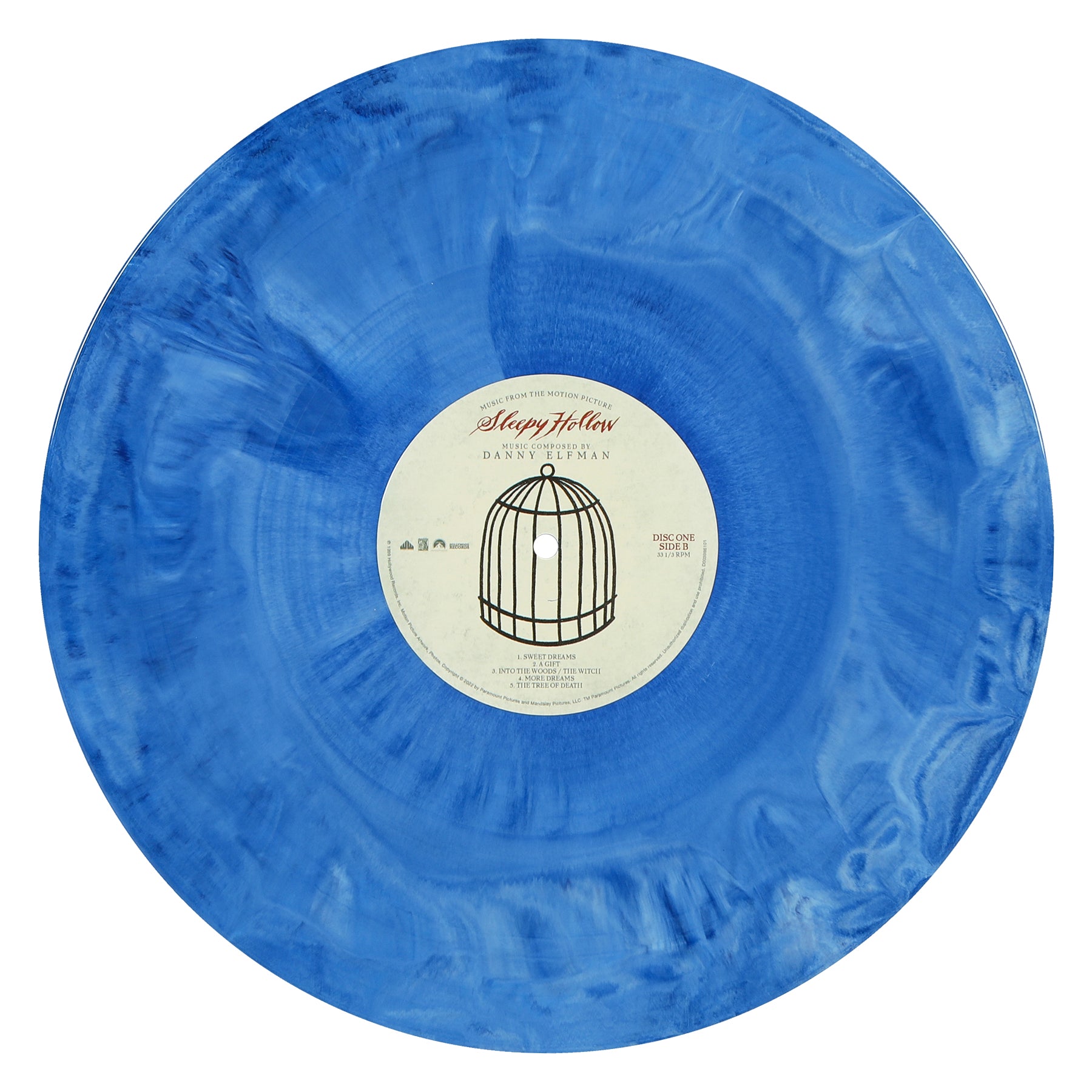 Sleepy Hollow (Music from the Motion Picture) by Danny Elfman 'Western Woods' Blue Vinyl Variant Edition