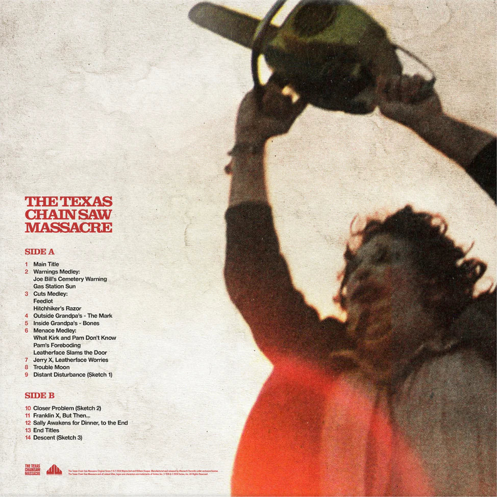 Tobe Hooper and Wayne Bell The Texas Chainsaw Massacre - Original Motion Picture Score (1974)