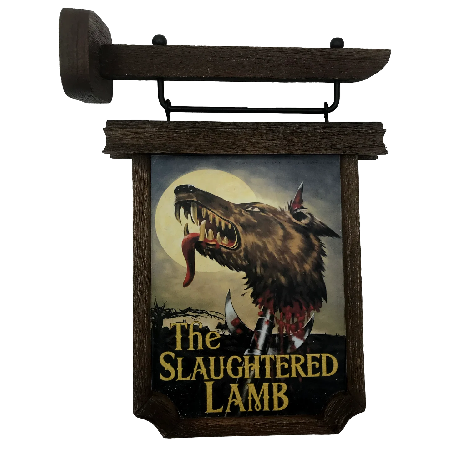 An American Werewolf In London | Pub Sign Scaled Prop Replica