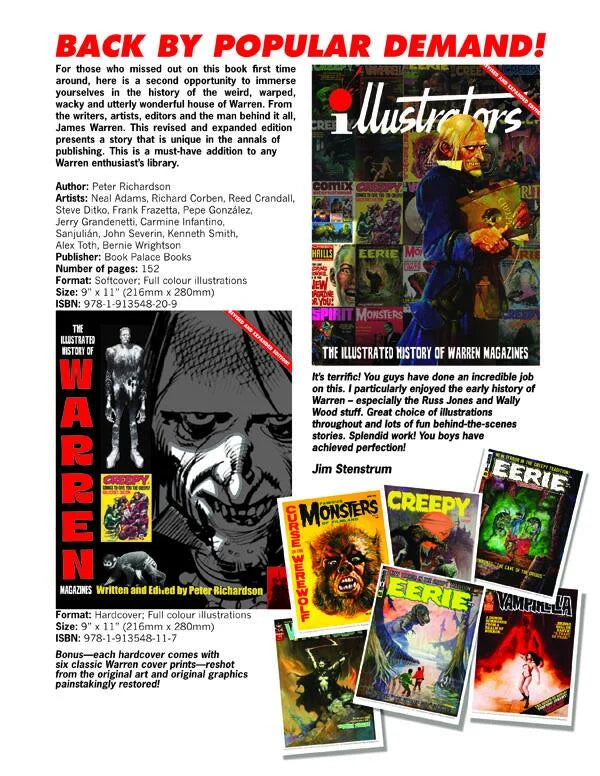 The Illustrated History of Warren Magazines Revised and Expanded Edition