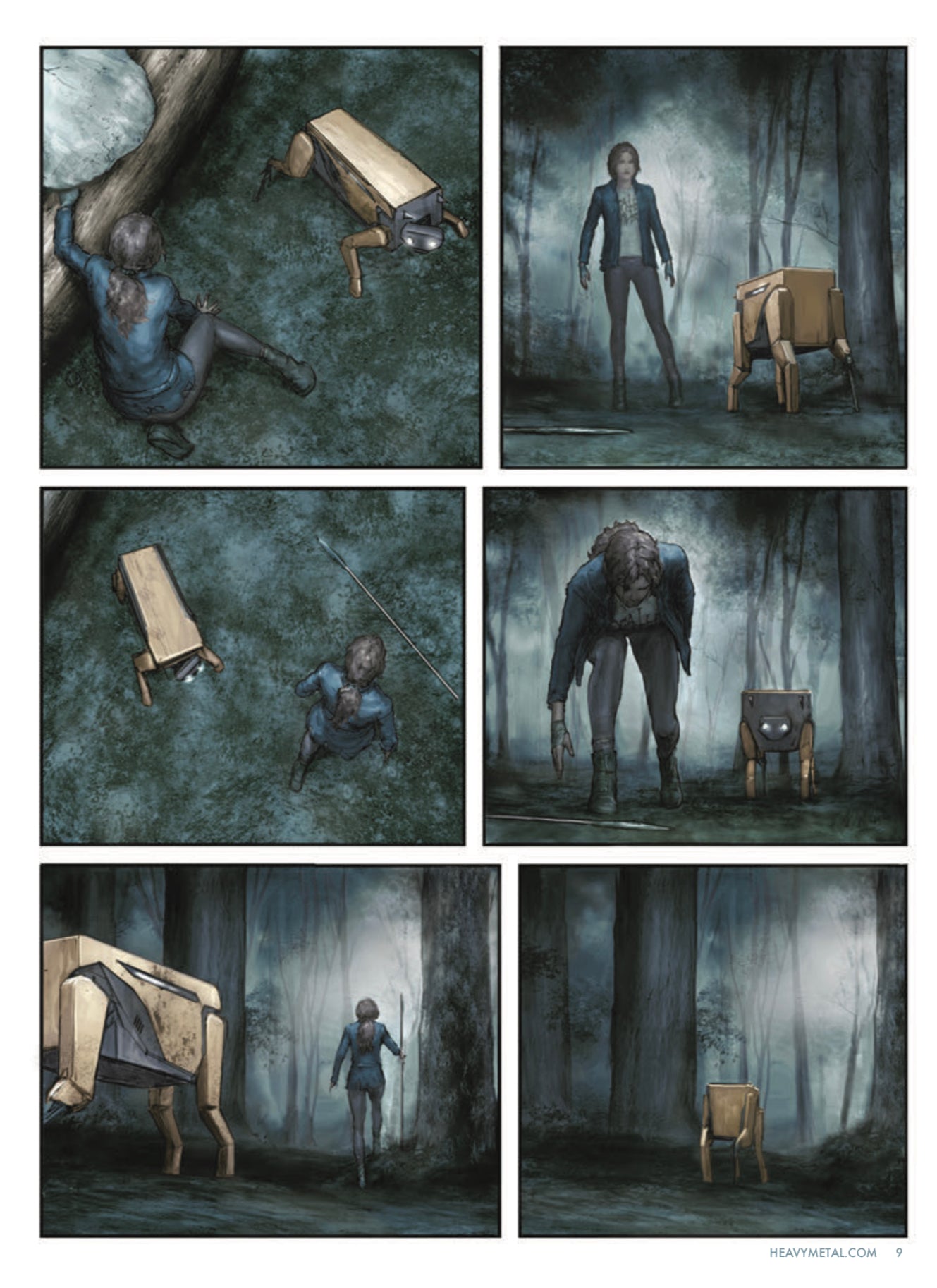 Heavy Metal Magazine #294 Cover B - Yuri Shwedoff