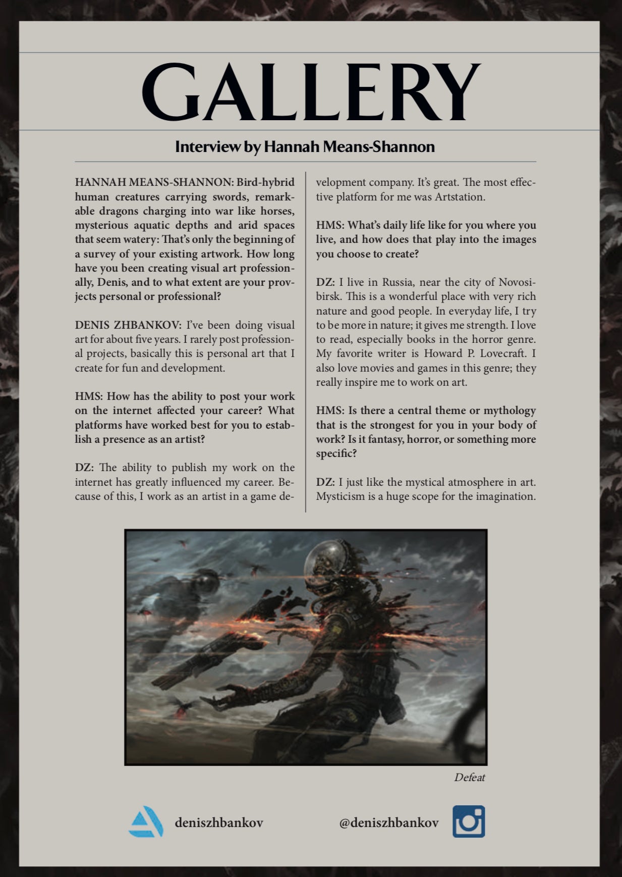 Heavy Metal Magazine Issue #293 Cover D - Antonio Jose Manzanedo