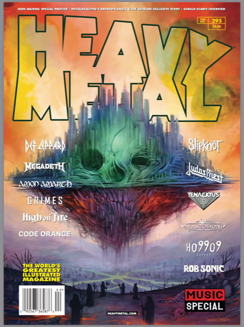 Heavy Metal Magazine Issue #295 Cover B - Dave Correia