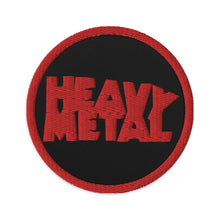 Load image into Gallery viewer, Heavy Metal (Red / Red) Embroidered Patch