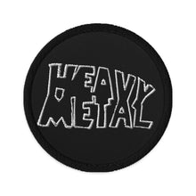 Load image into Gallery viewer, Heavy Metal (Black / Kim Jung Gi) Embroidered Patch