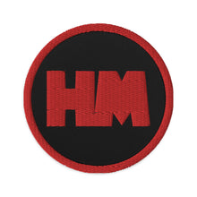 Load image into Gallery viewer, Heavy Metal (Red HM) Embroidered Patch