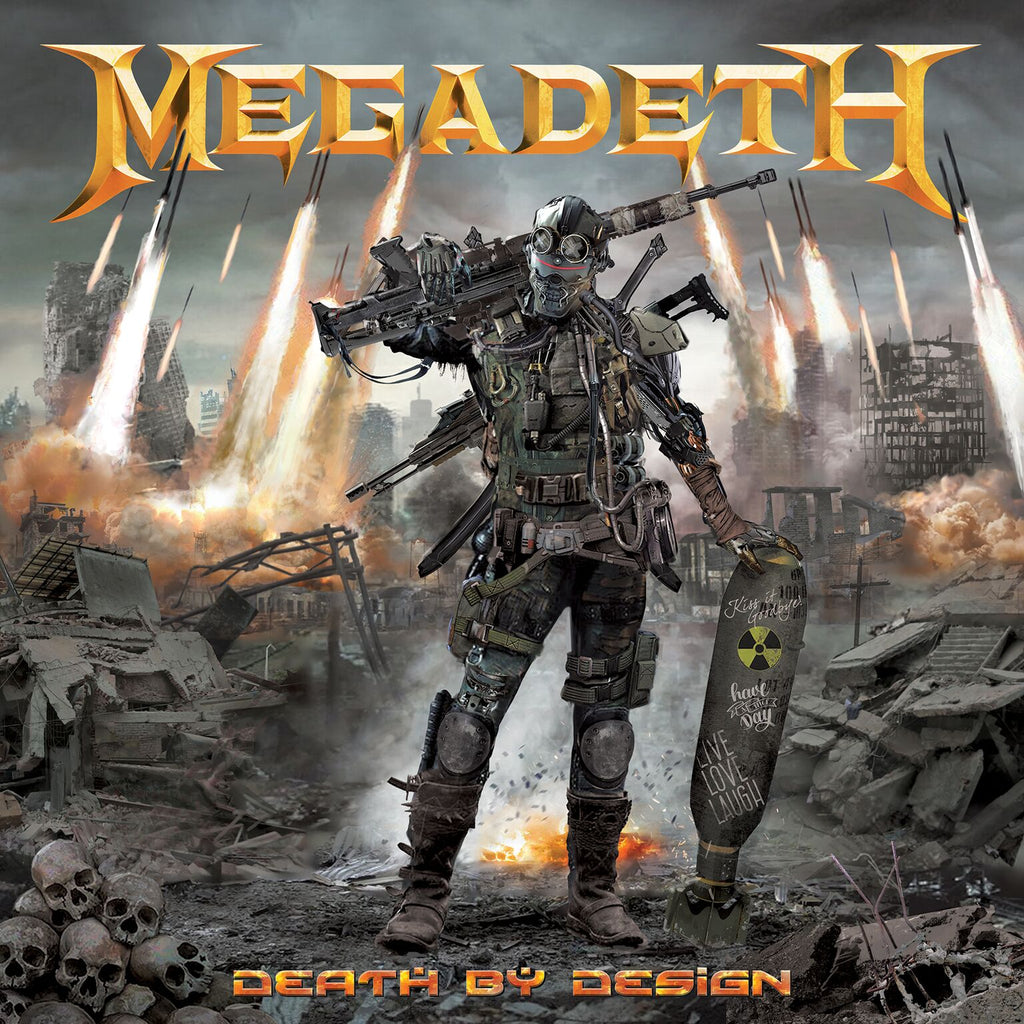 Megadeth: Death By Design Graphic Novel w/ 4 coke bottle colored clear vinyl "Warheads On Foreheads" album set