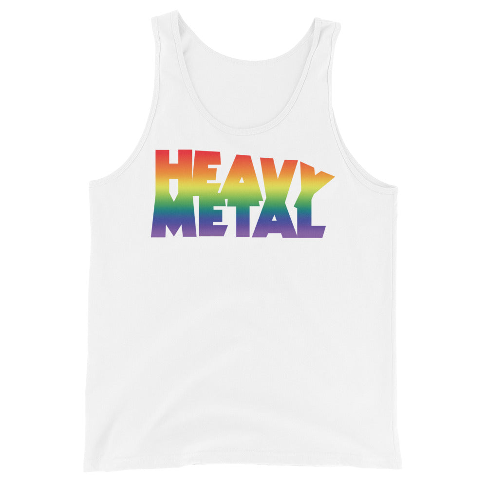 Heavy Metal (Rainbow Logo) Unisex Tank Top