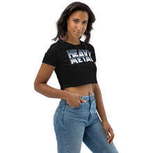 Load image into Gallery viewer, Heavy Metal (Chrome Logo) Crop Top