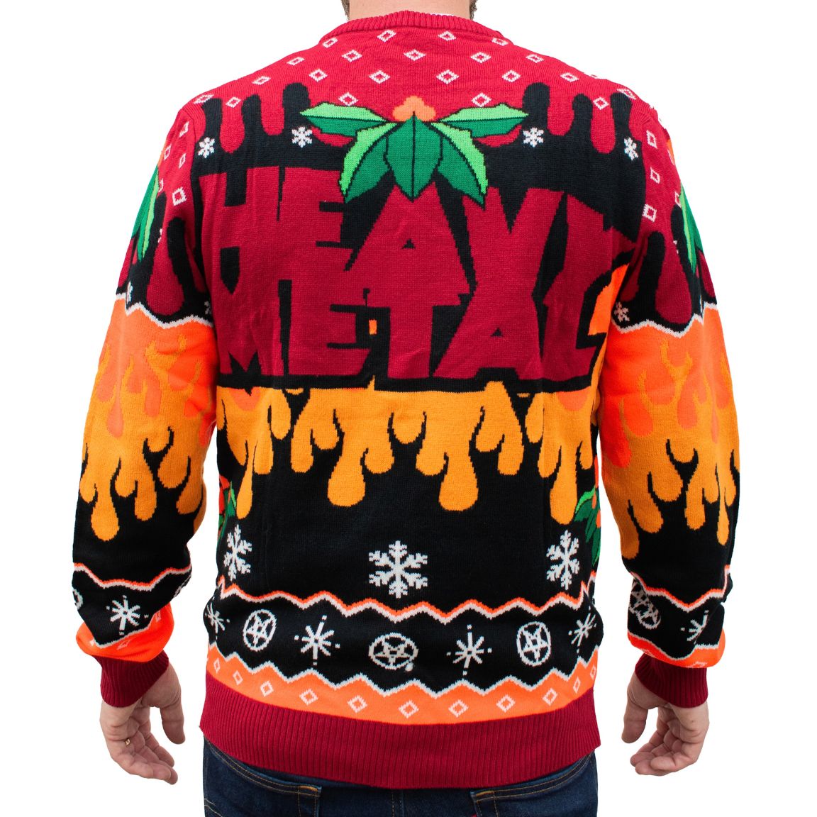 Heavy Metal Demon Ugly Christmas Sweater