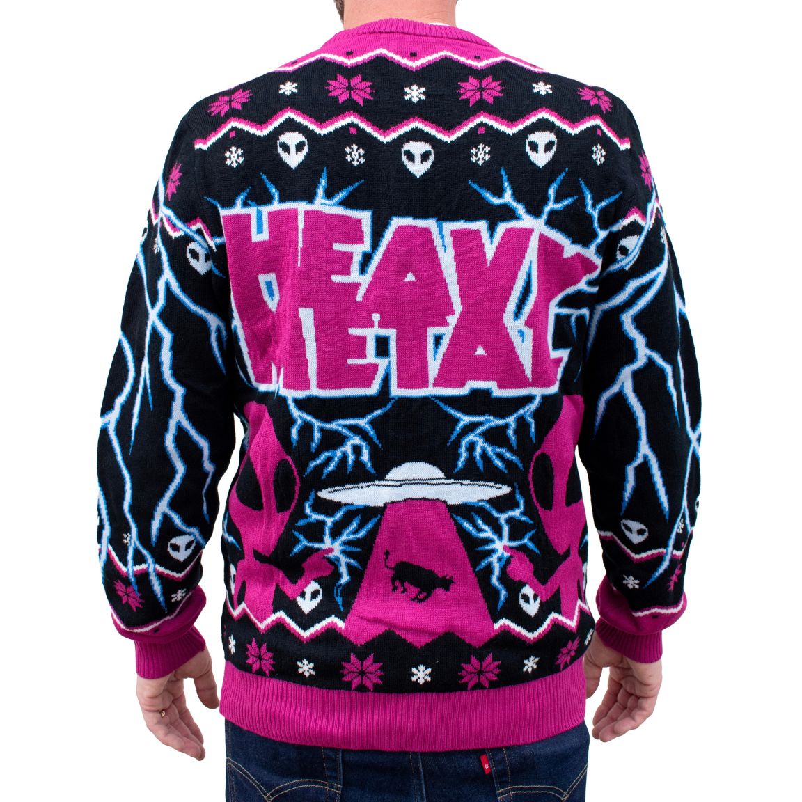 Heavy Metal Wizard Ugly Christmas Sweater