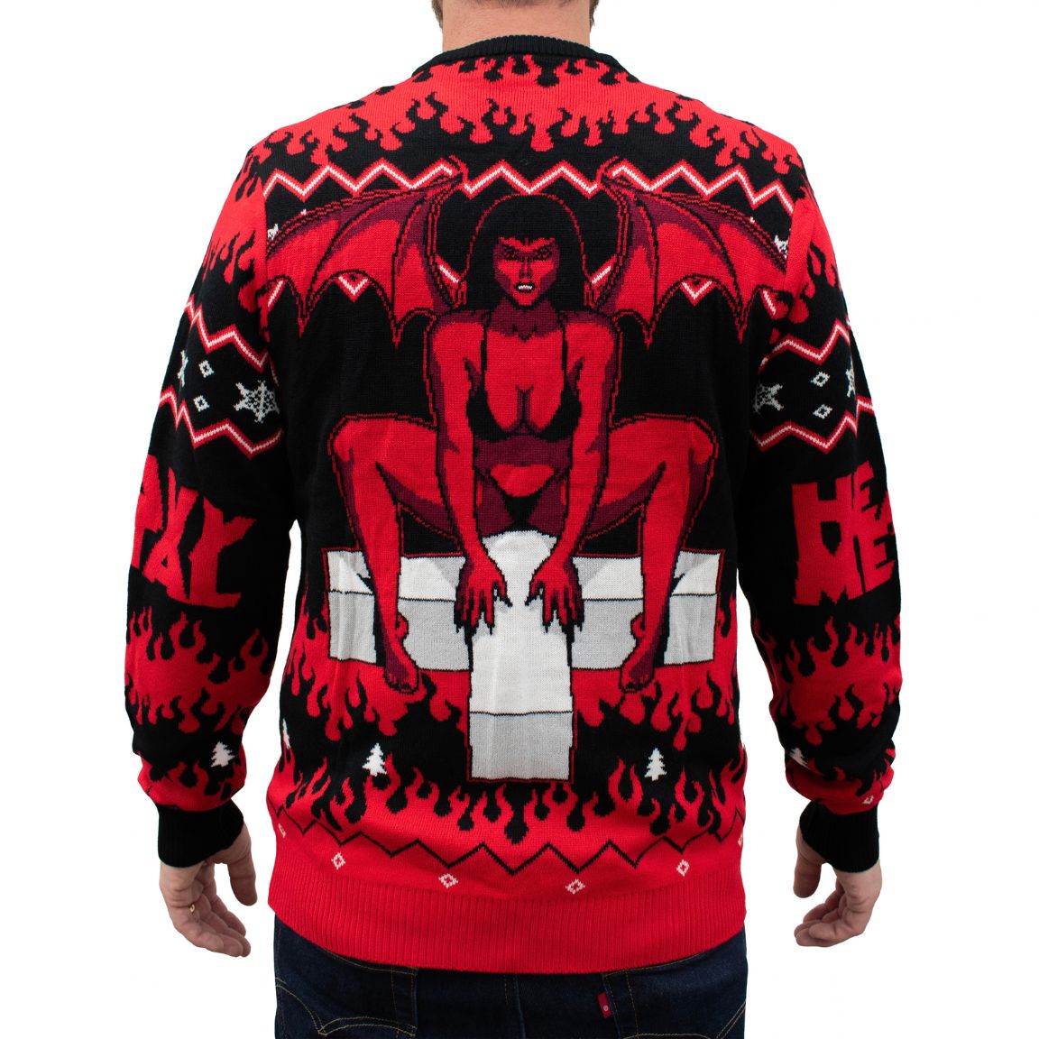 Heavy Metal Tentacle Monster Ugly Christmas Sweater