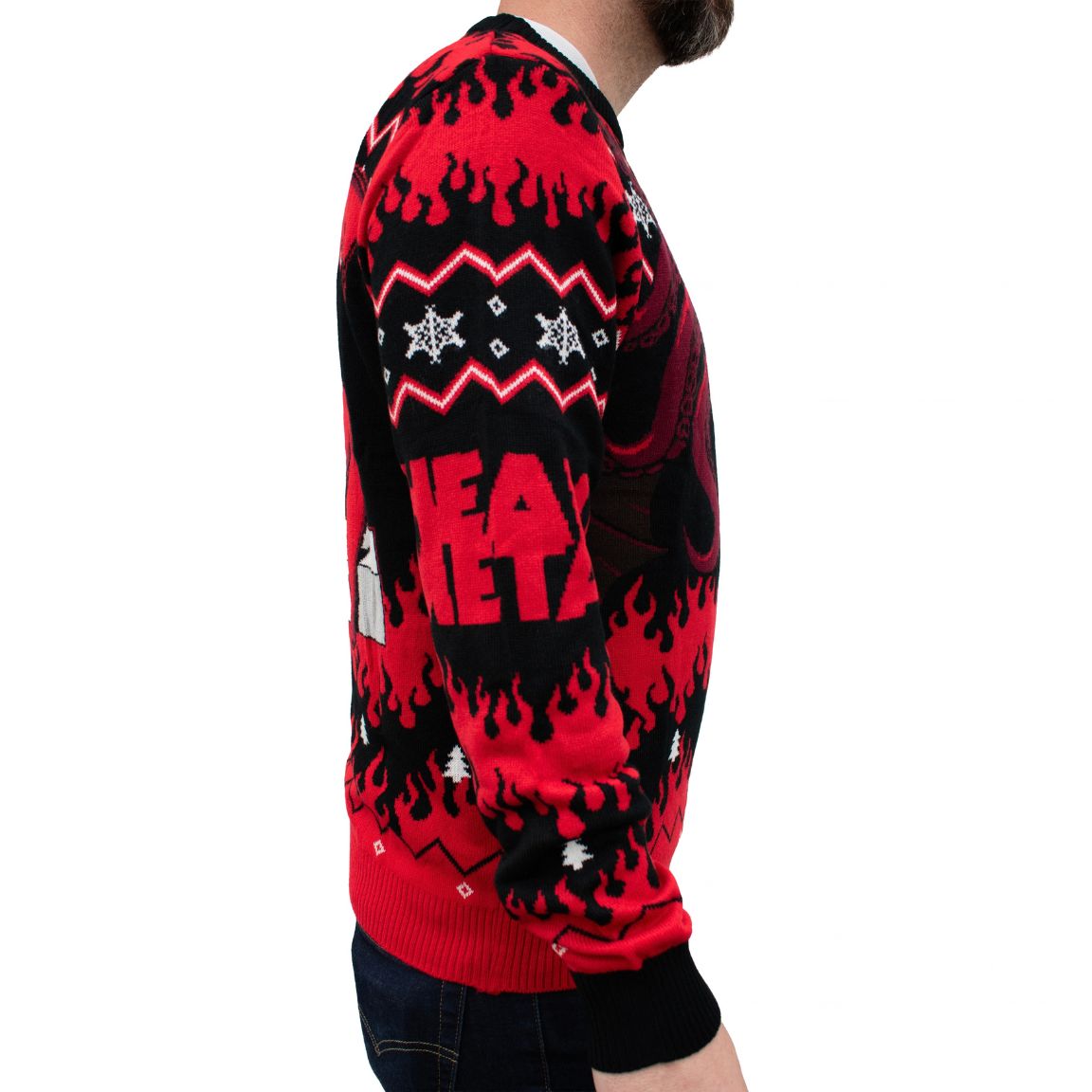 Heavy Metal Tentacle Monster Ugly Christmas Sweater