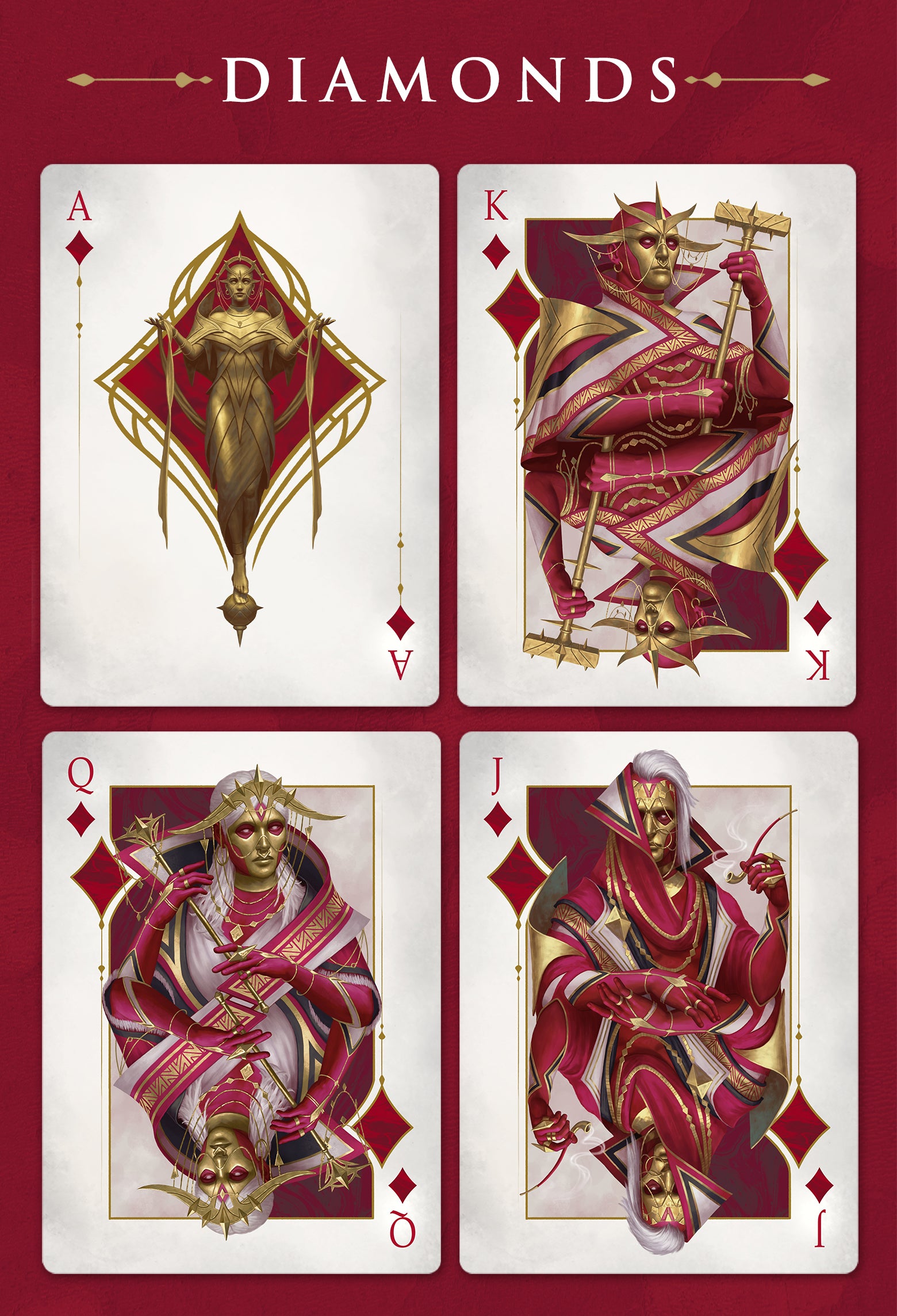 PROPHECY - Illustrated Playing Cards by Nino Vecia
