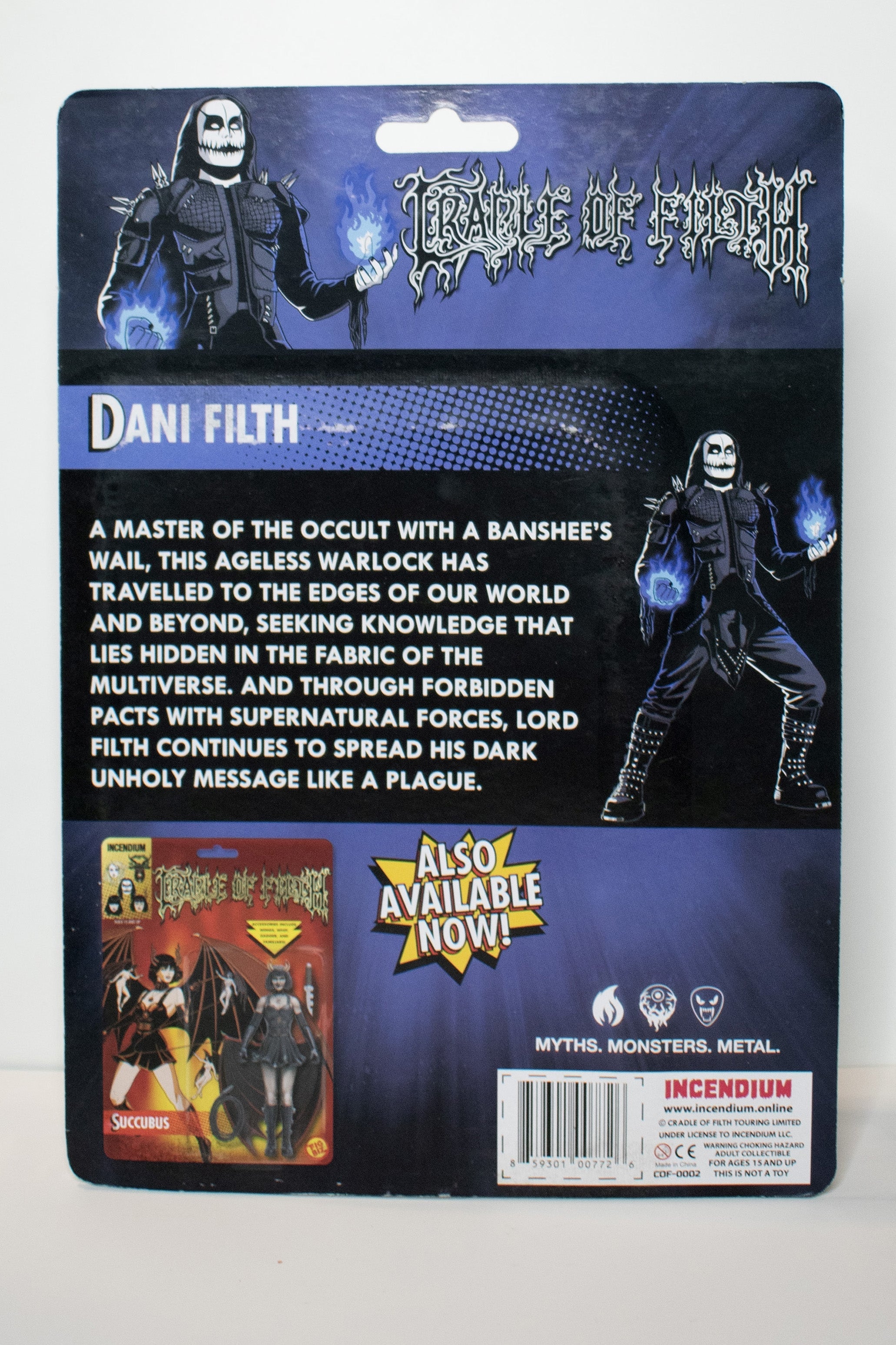 Cradle of Filth Dani Filth FigBiz 5 Action Figure