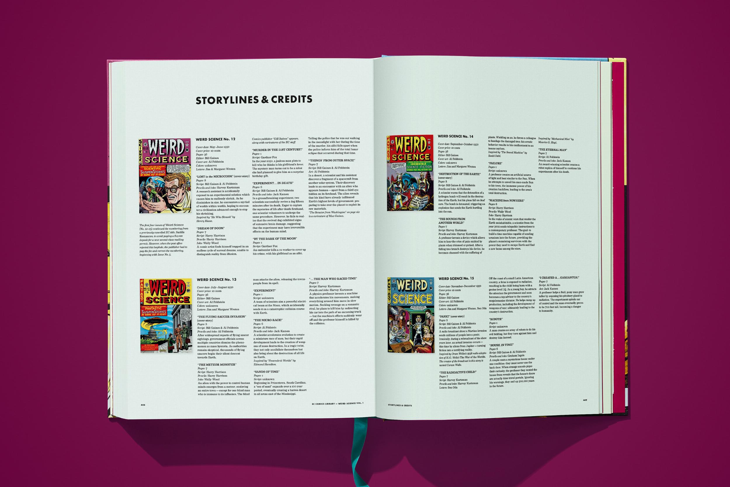 Taschen : EC Comics Library. Weird Science. Vol. 1