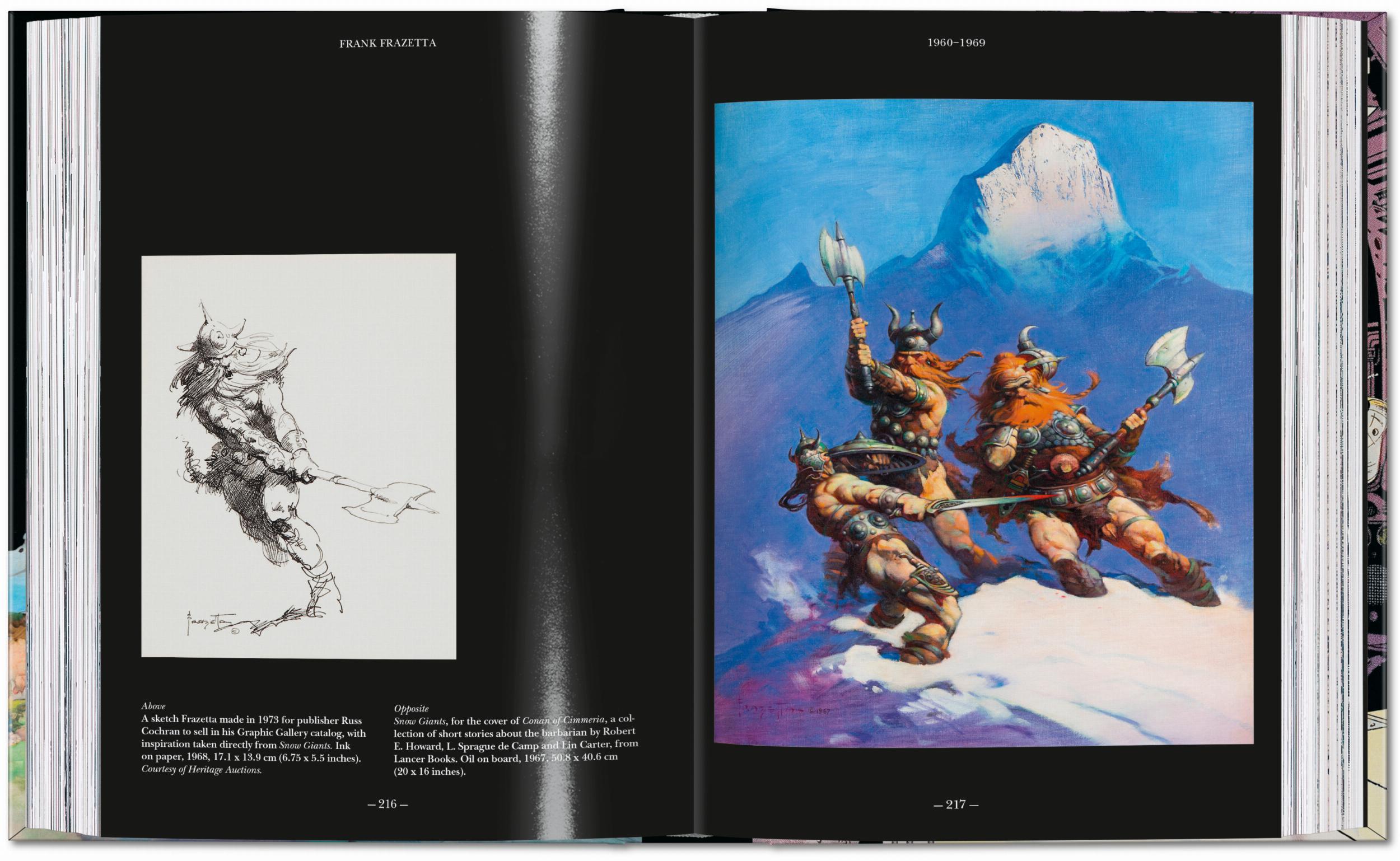 Taschen : The Fantastic Worlds of Frank Frazetta. 45th Ed.