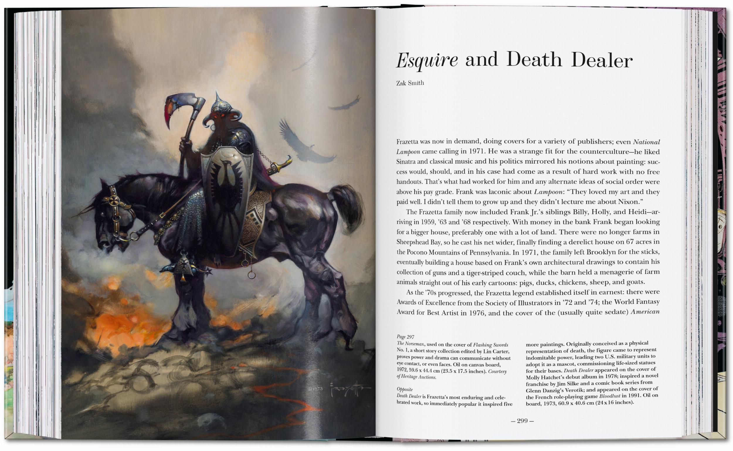 Taschen : The Fantastic Worlds of Frank Frazetta. 45th Ed.