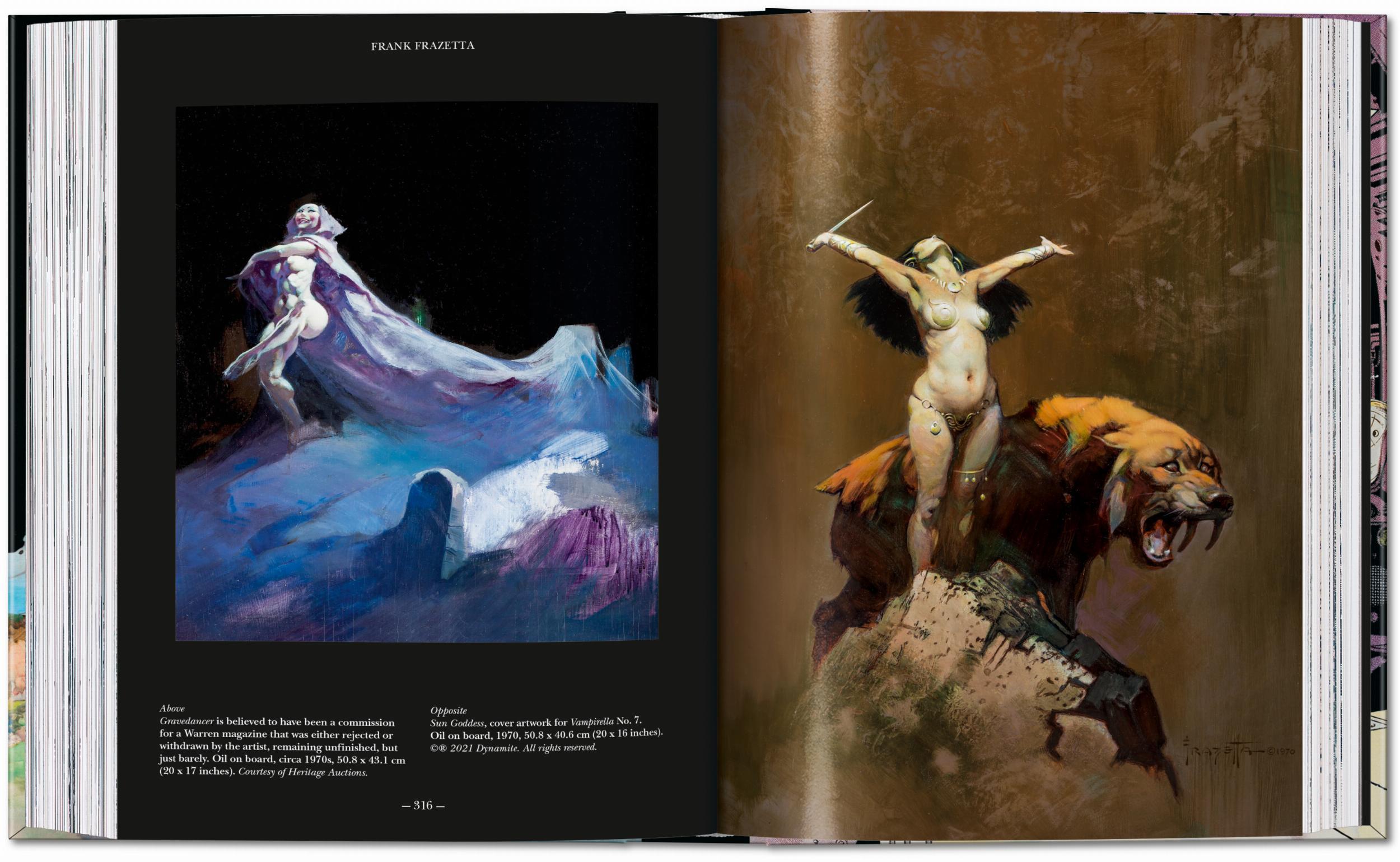 Taschen : The Fantastic Worlds of Frank Frazetta. 45th Ed.