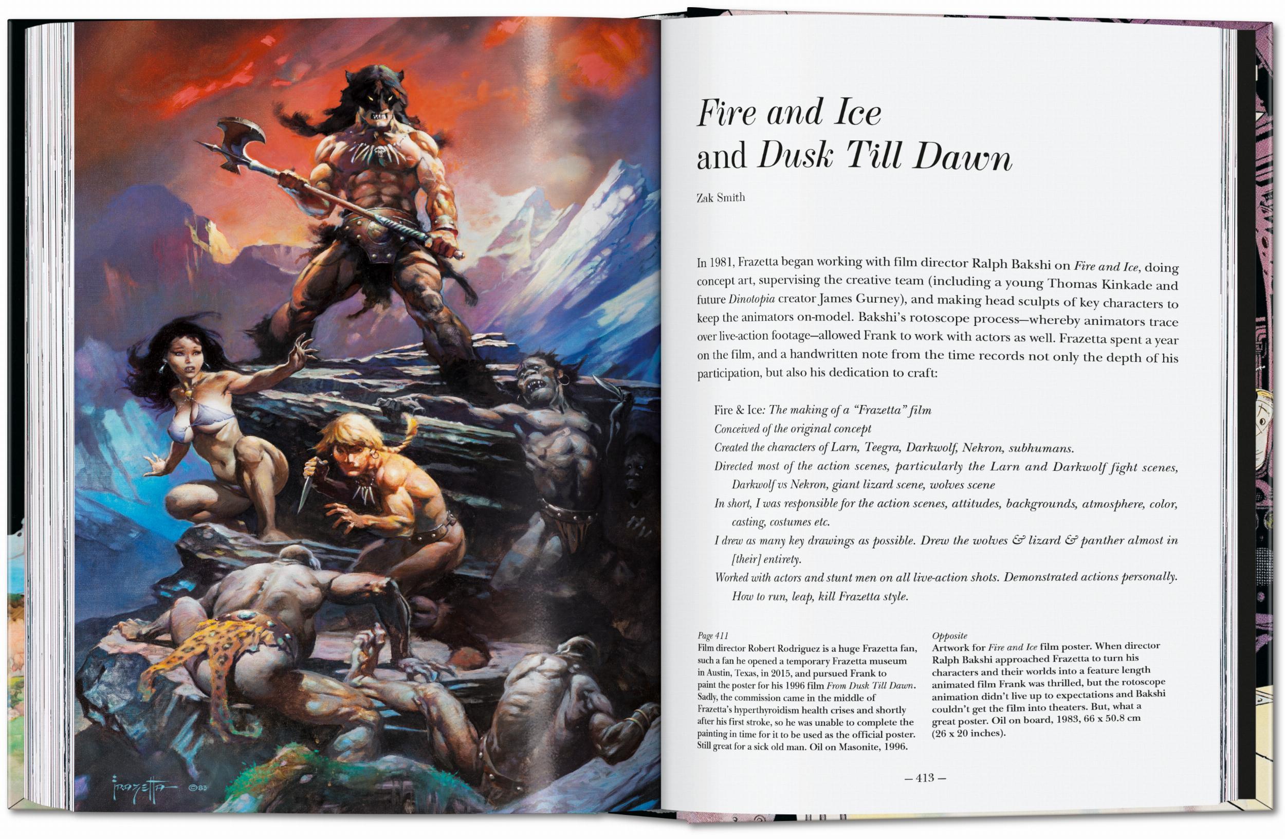 Taschen : The Fantastic Worlds of Frank Frazetta. 45th Ed.