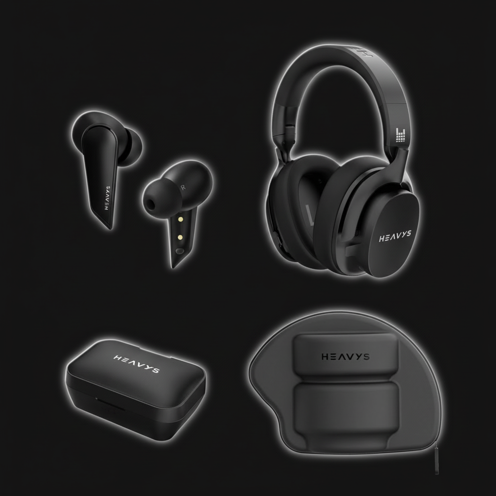 Heavys H1H Headphones + Earbuds Bundle (Save 20%+)