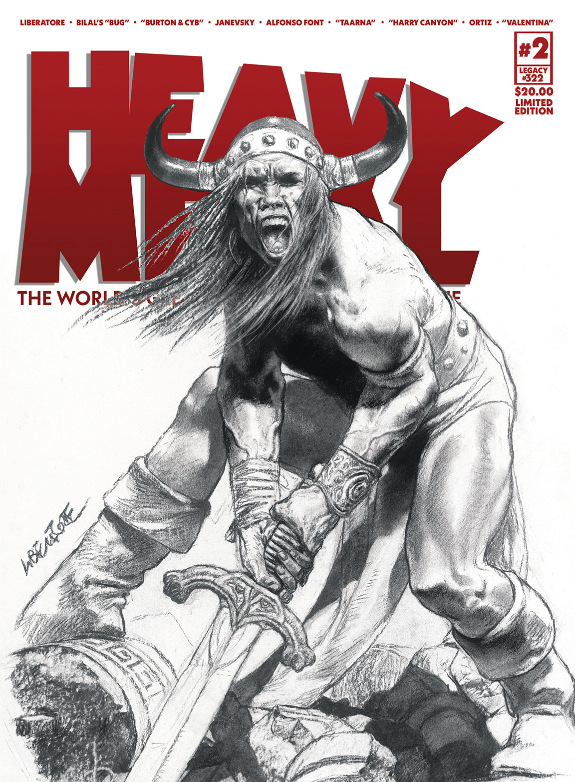 Heavy Metal #2H Liberatore "Barbarian"