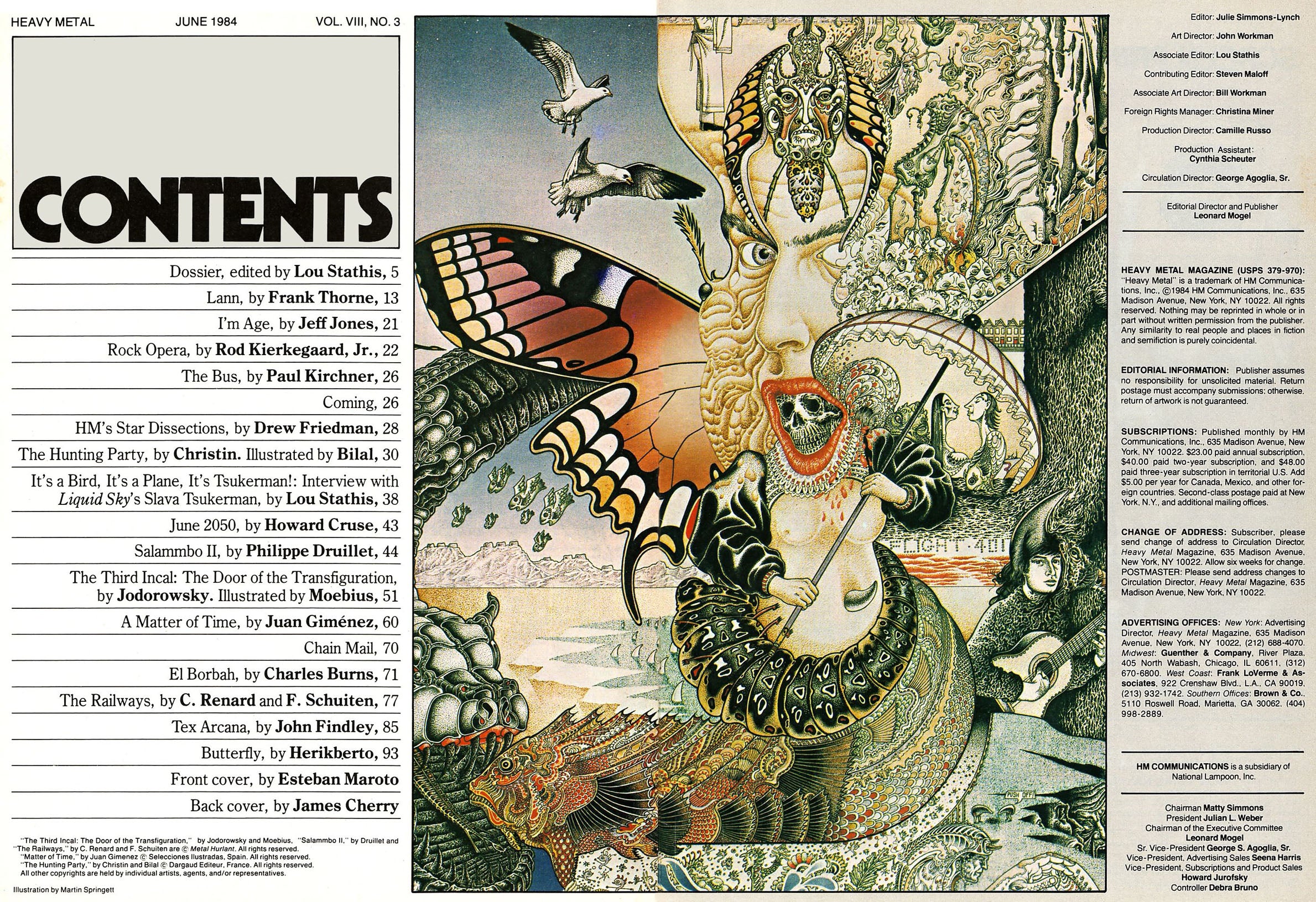 Heavy Metal Magazine June 1984