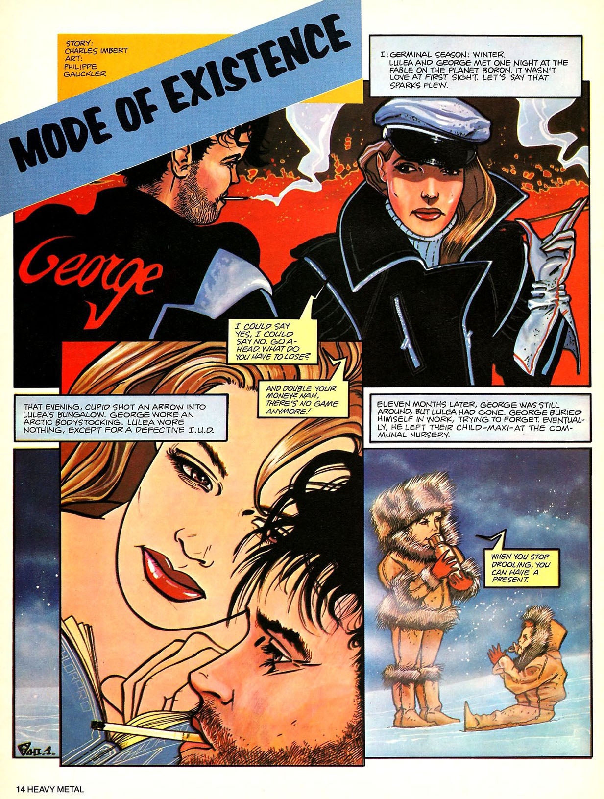 Heavy Metal Magazine October 1984