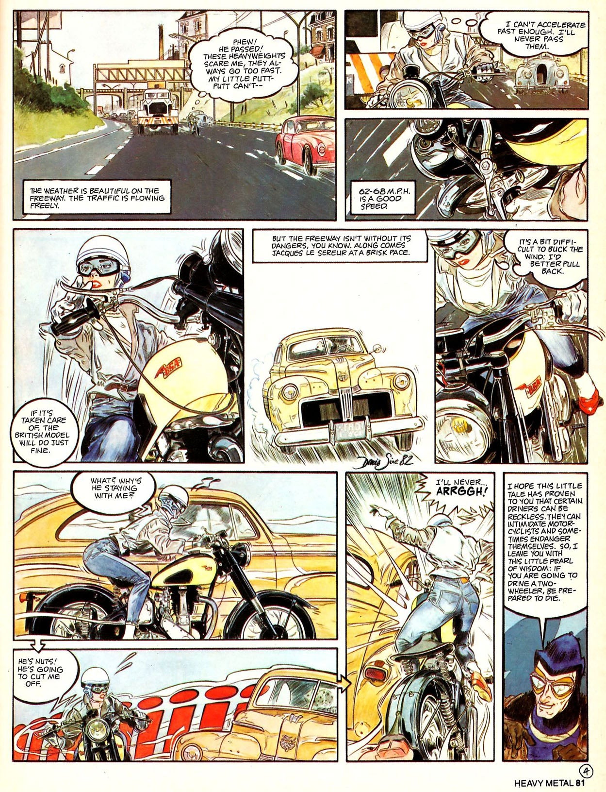 Heavy Metal Magazine October 1984