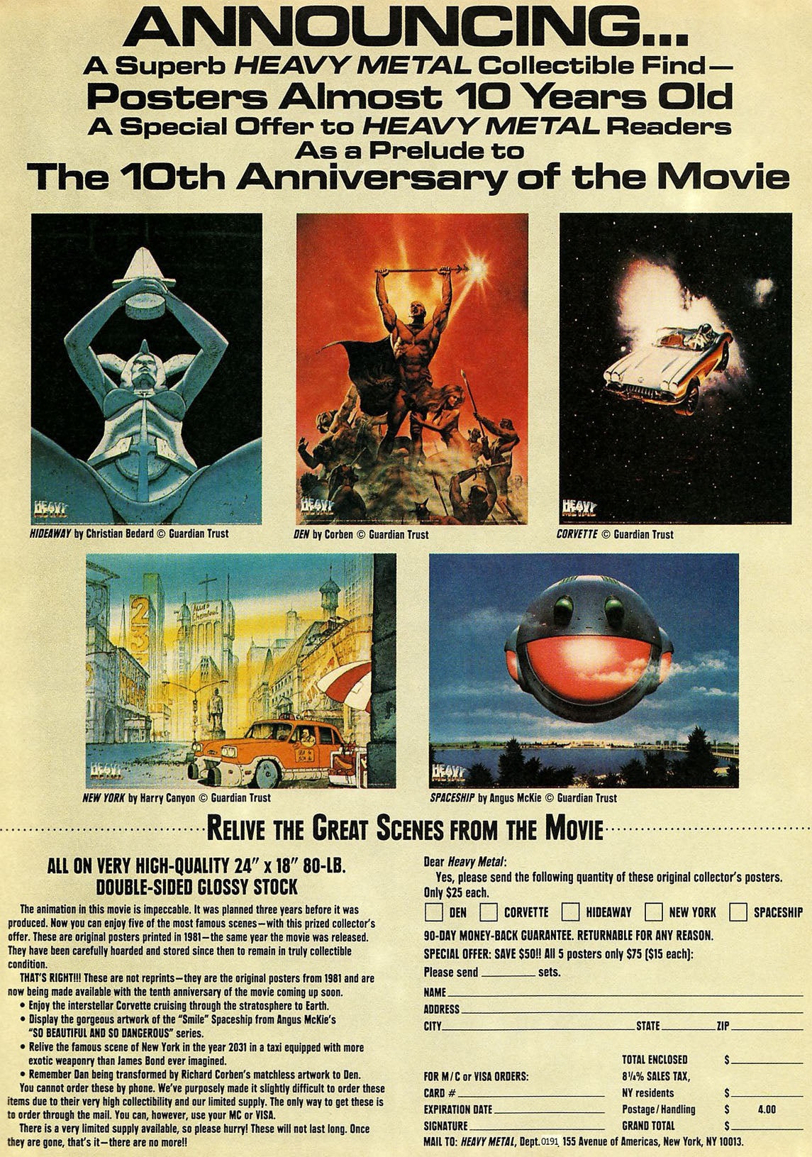 Heavy Metal Magazine January 1991