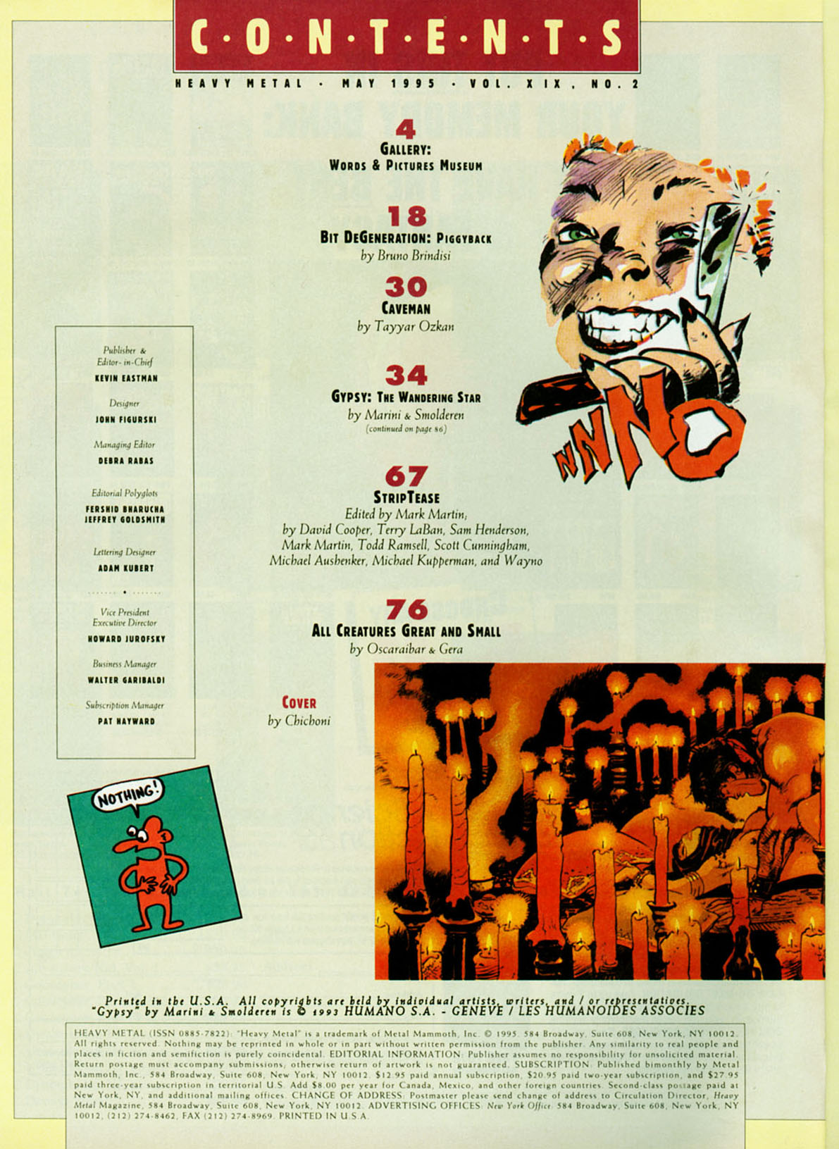 Heavy Metal Magazine May 1995
