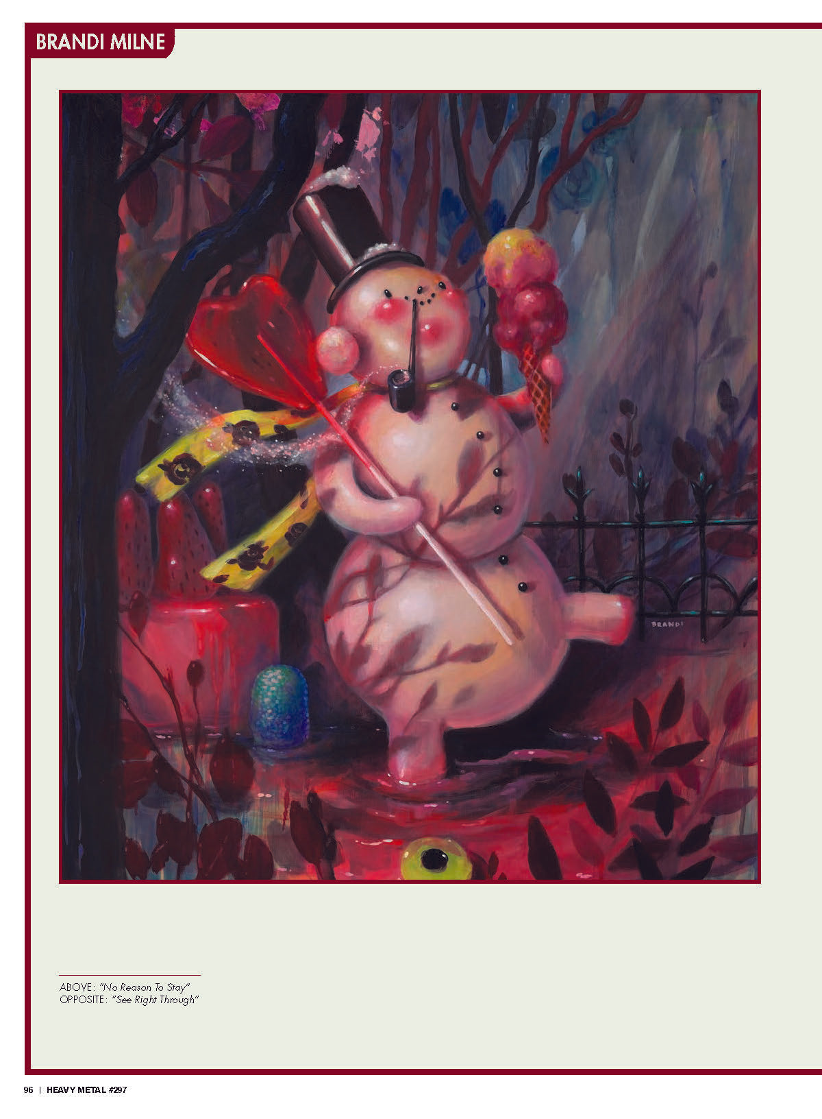 Heavy Metal Magaine #297 Cover A - Brandi Milne