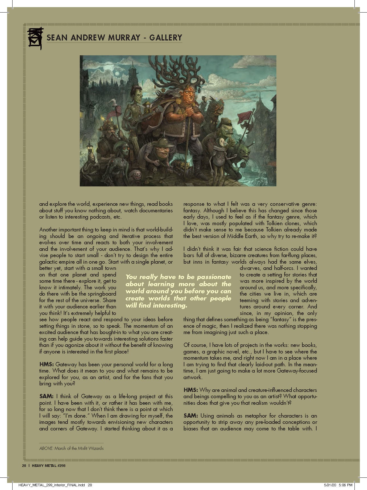 Heavy Metal Magazine Issue 299C