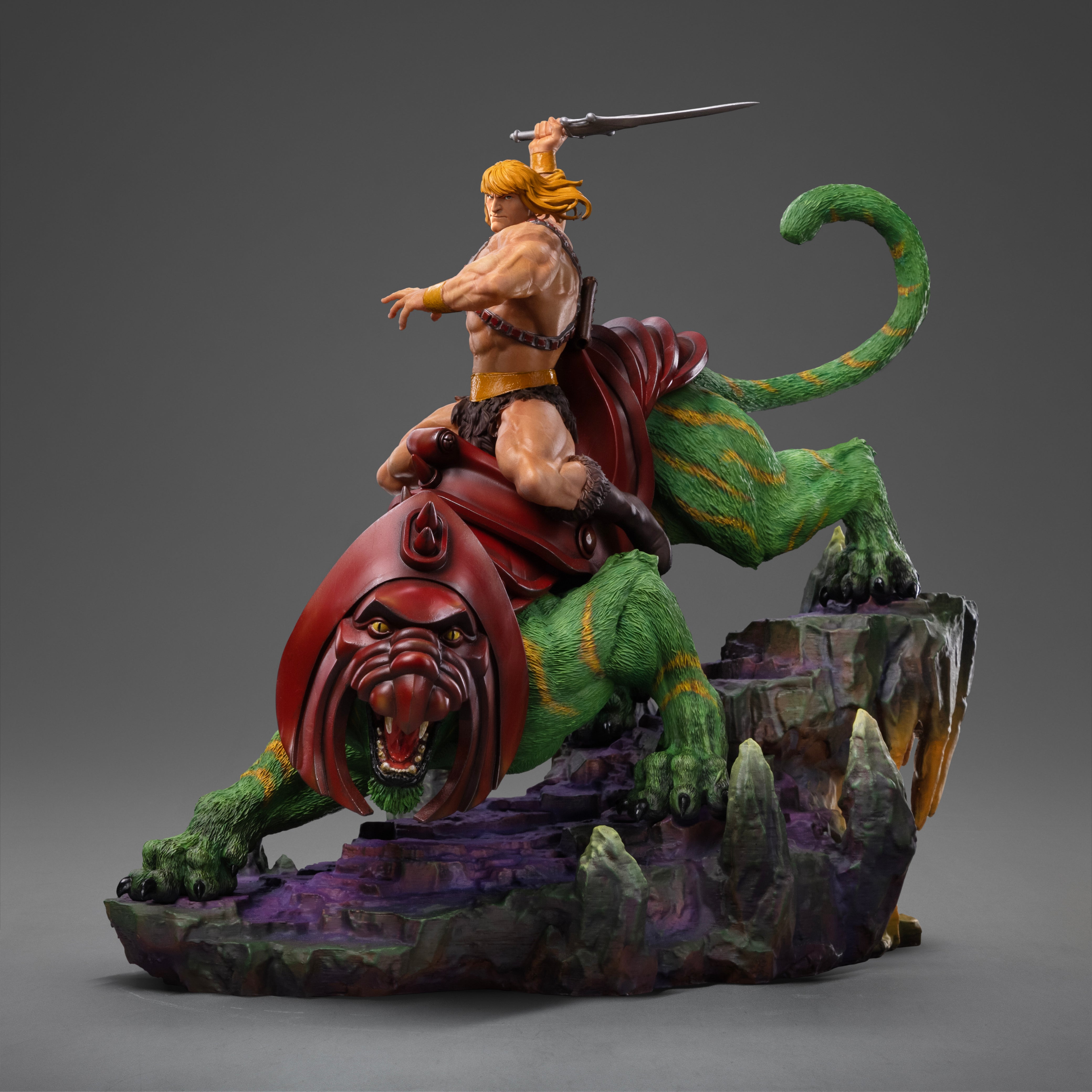 HeMan and Battle Cat Masters of the Universe Art Scale 1/10 Statue