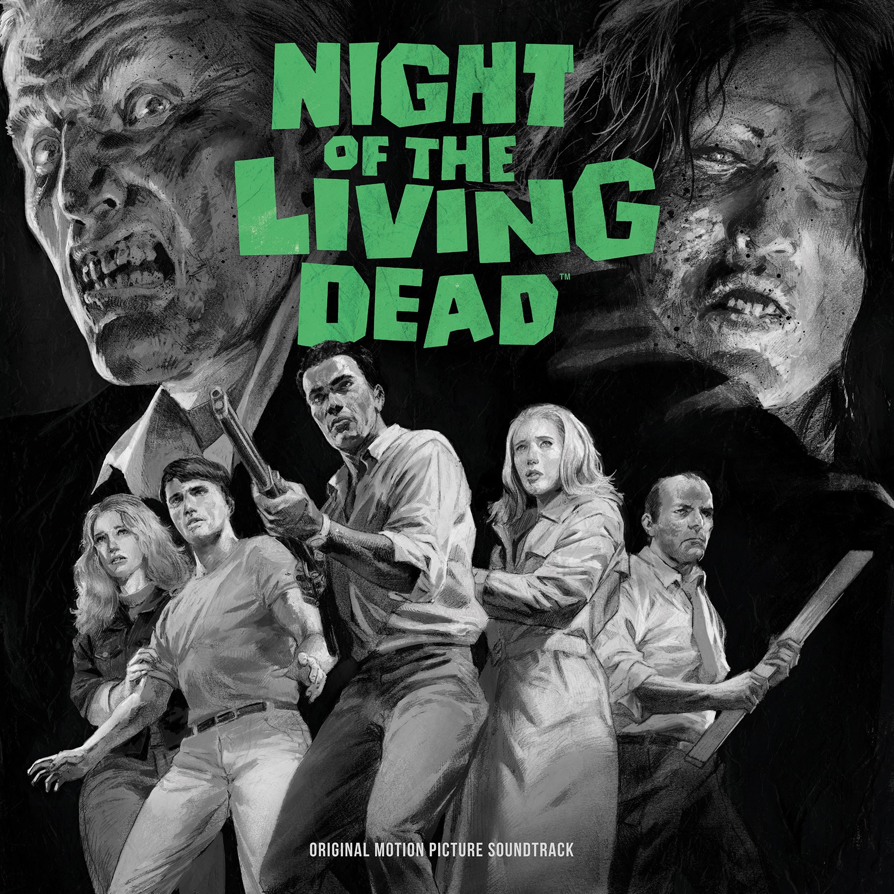Night of the Living Dead (Music from the Motion Picture) Ghoul Green and Blue Colored Vinyl