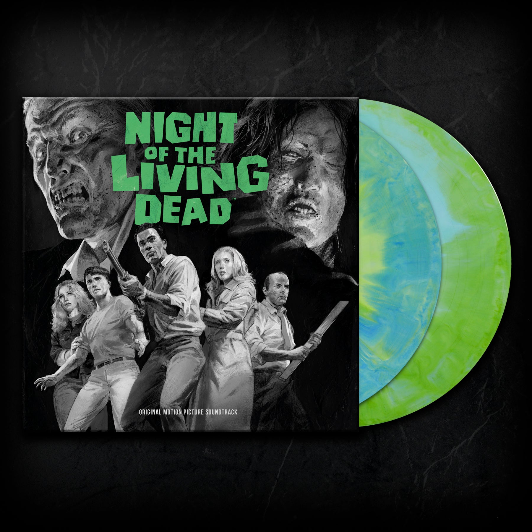 Night of the Living Dead (Music from the Motion Picture) Ghoul Green and Blue Colored Vinyl