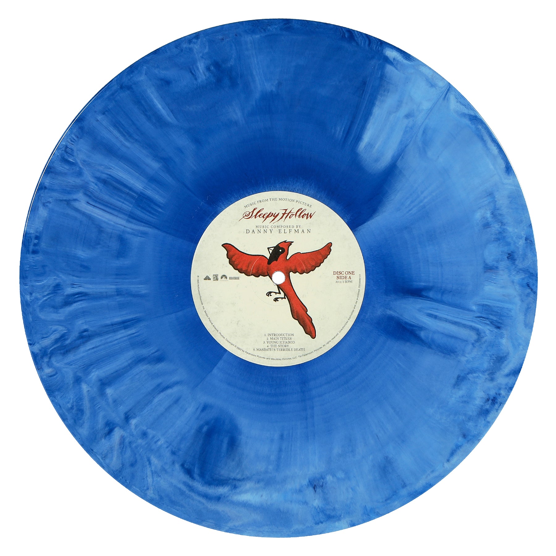 Sleepy Hollow (Music from the Motion Picture) by Danny Elfman 'Western Woods' Blue Vinyl Variant Edition