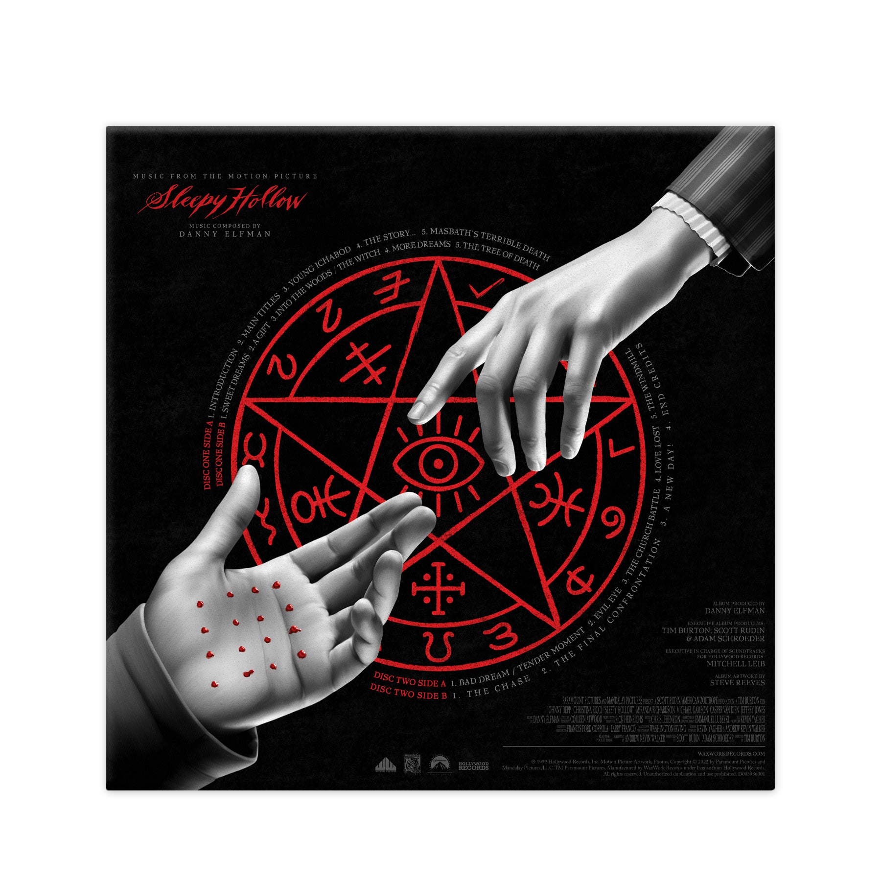 Sleepy Hollow (Music from the Motion Picture) by Danny Elfman 'Western Woods' Blue Vinyl Variant Edition